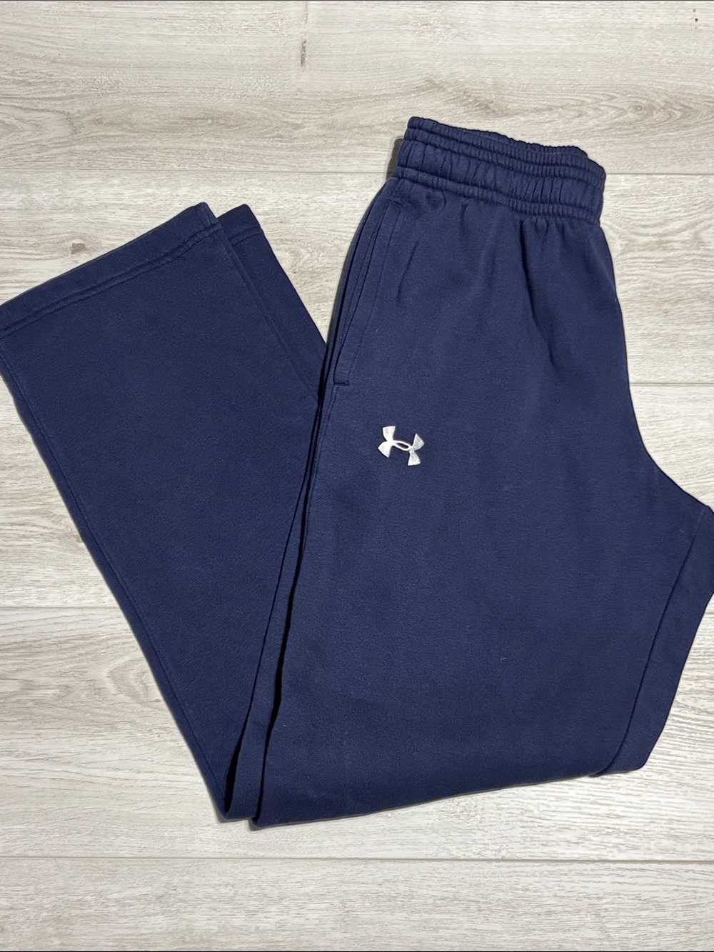 Like New! Under Armour Navy Blue Men's Fleece Sweatpants